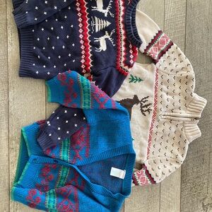 Festive Knit Sweaters Set
